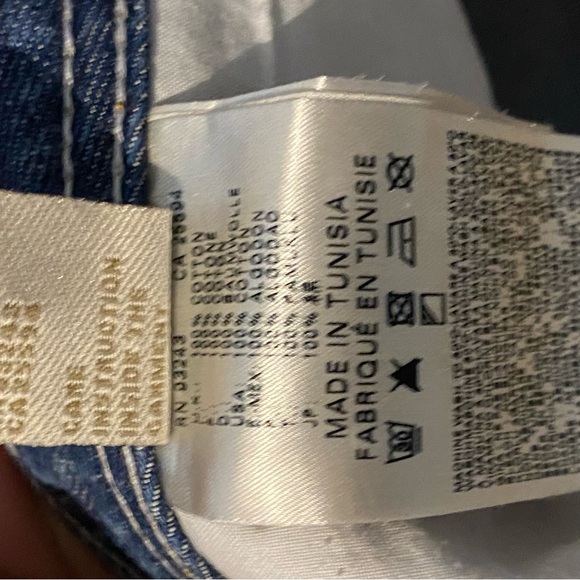 Mens Diesel Turbo Larkee-T tapered Denim Jeans Blue Straight leg W33" L28" - Picture 8 of 10